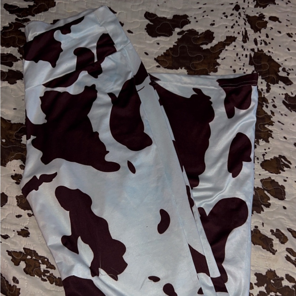 Cow Print Leggings